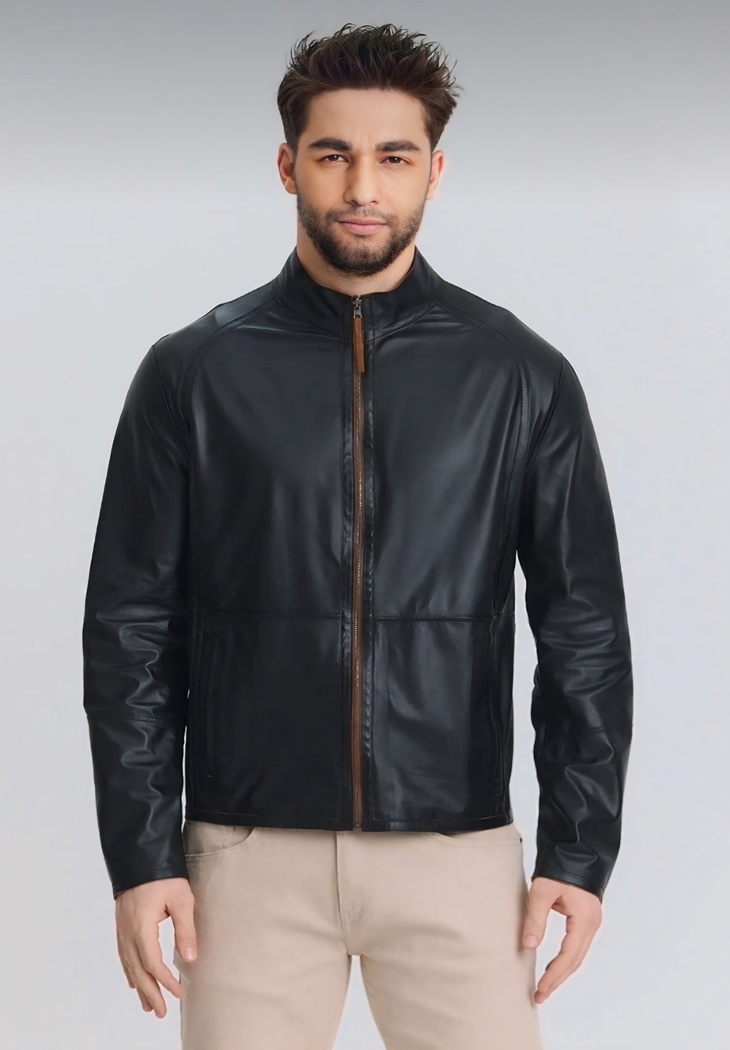 Whiskey Reversible Goat Suede Jacket