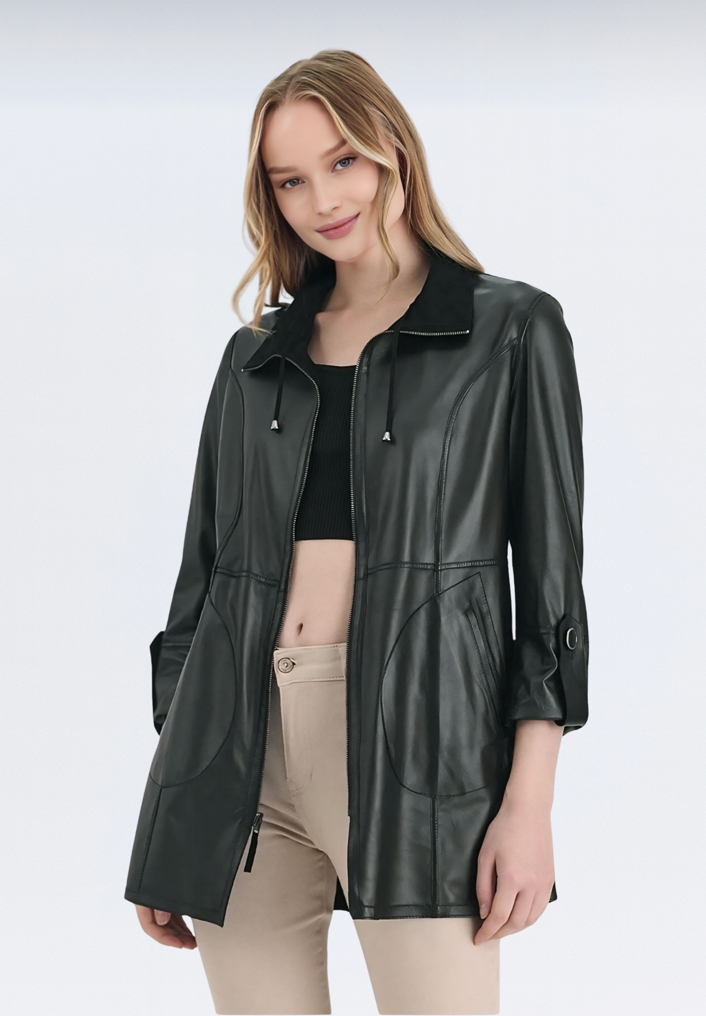 Siena Çift Taraflı Süet Ceket | Siyah