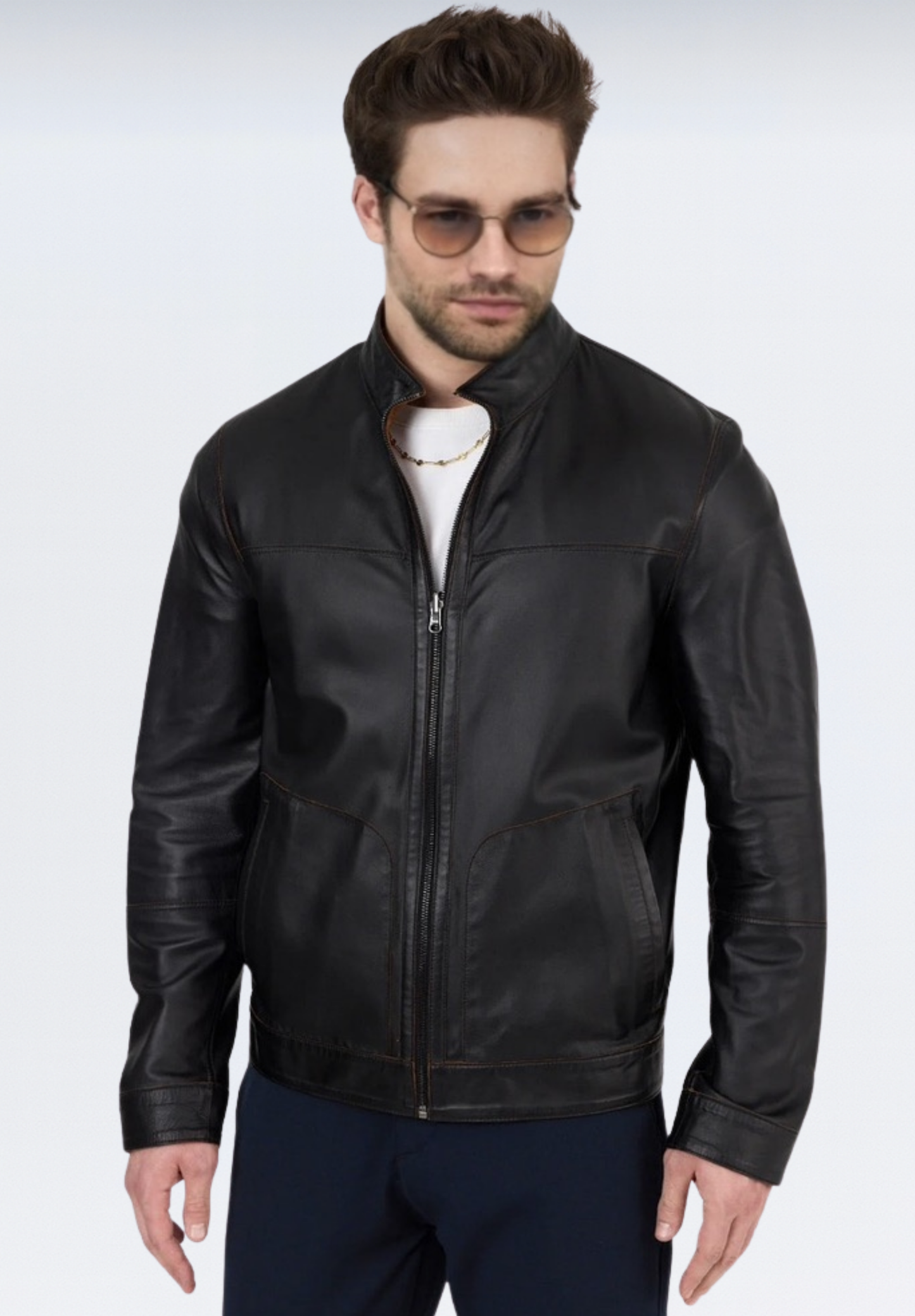 Franco Çift Taraflı Süet Erkek Ceket | Taba