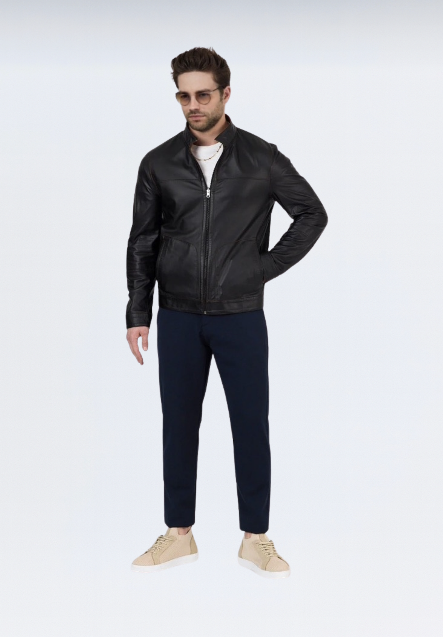 Franco Çift Taraflı Süet Erkek Ceket | Taba