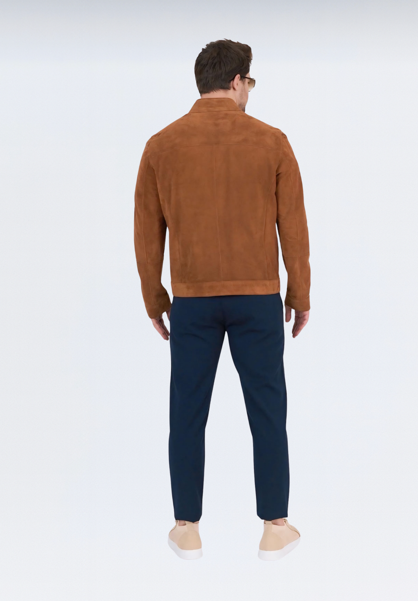 Franco Çift Taraflı Süet Erkek Ceket | Taba