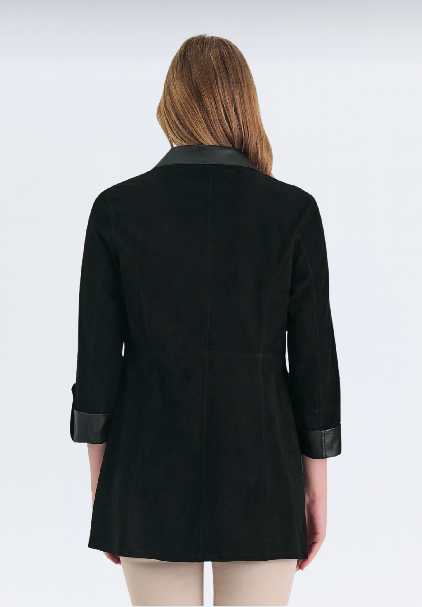 Siena Çift Taraflı Süet Ceket | Siyah