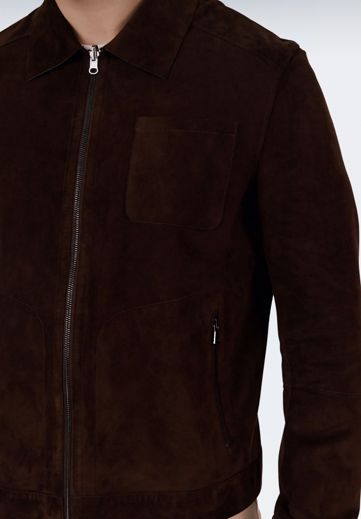 Viyana Çift Taraflı Süet Erkek Ceket | Kahverengi