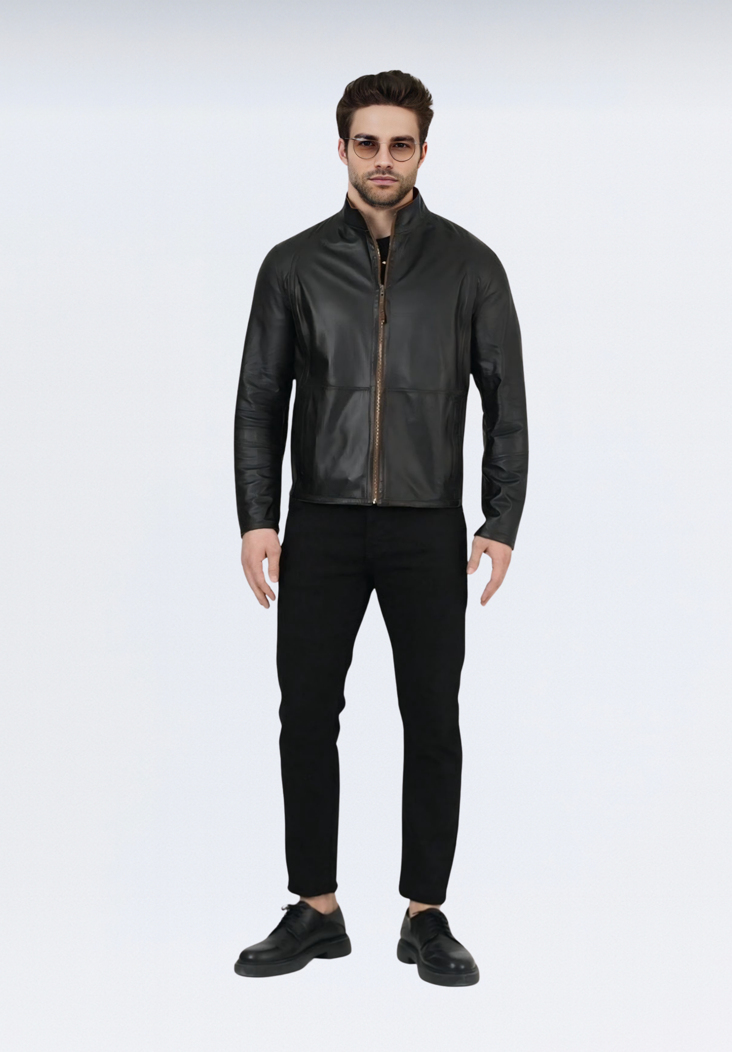 Digital Çift Taraflı Erkek Süet Ceket | Taba