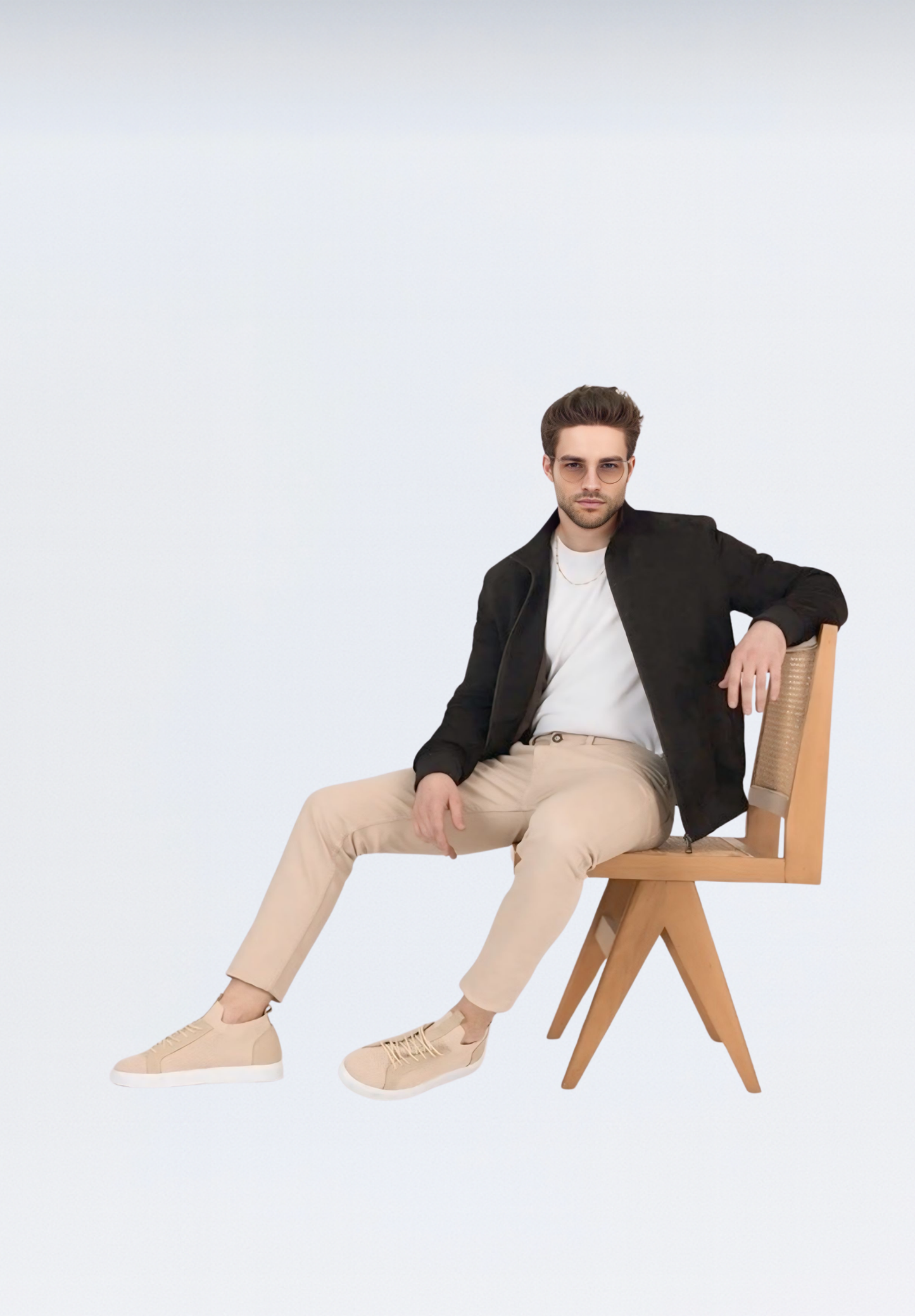 Trikolu Süet Erkek Deri Ceket | Tokyo Kahverengi